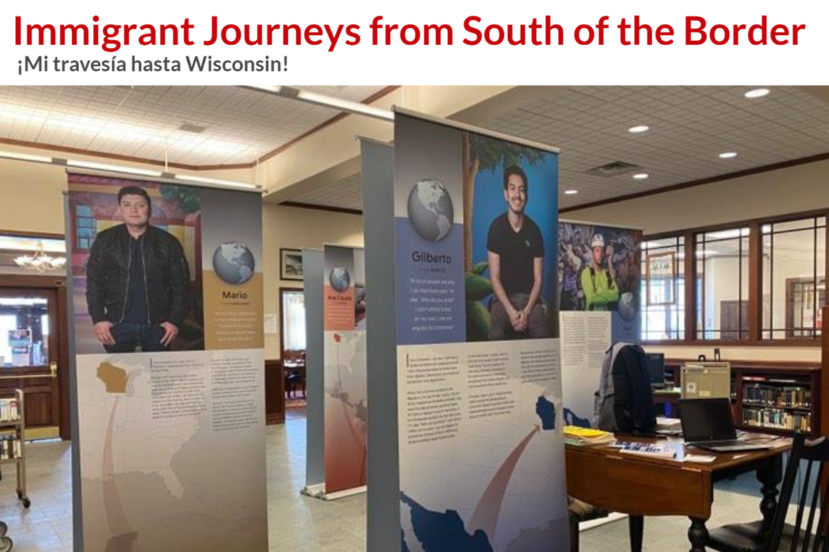 Immigrant Journeys on Display at a library